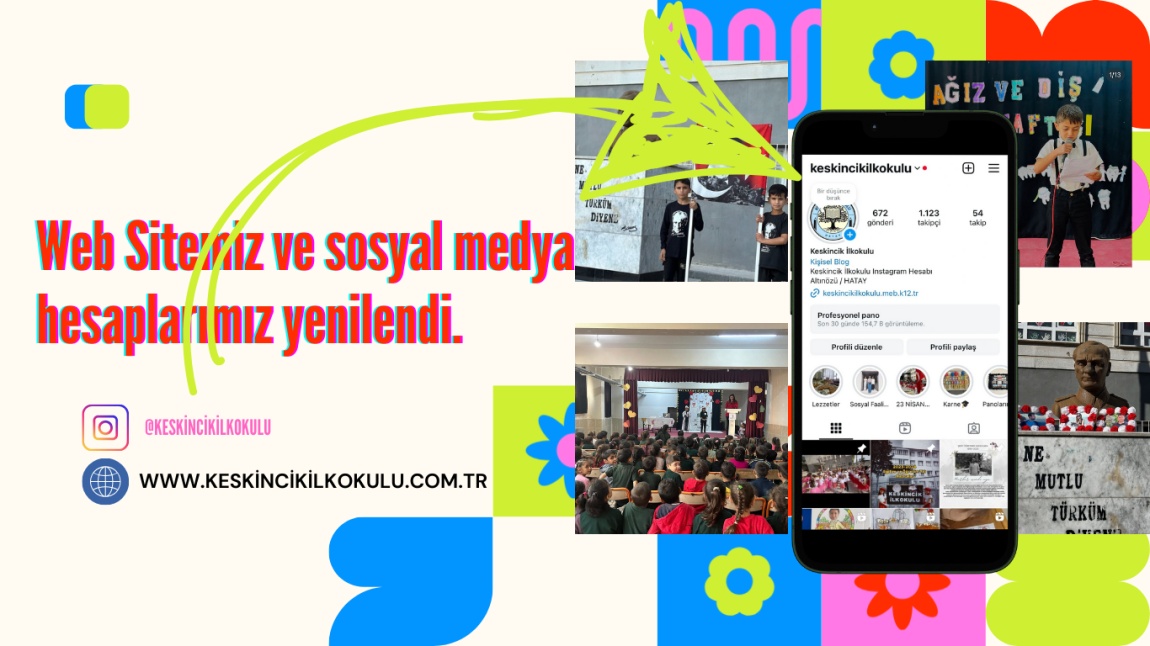 WEB SİTEMİZ VE SOSYAL MEDYA HESAPLARIMIZ YENİLENDİ